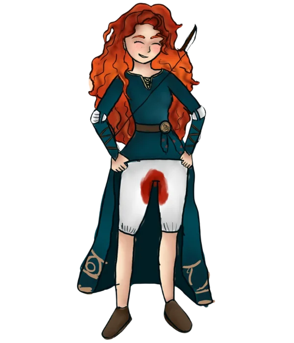 Princesa Menstruando