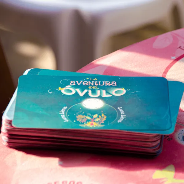 tarjetas del juego la aventura del óvulo